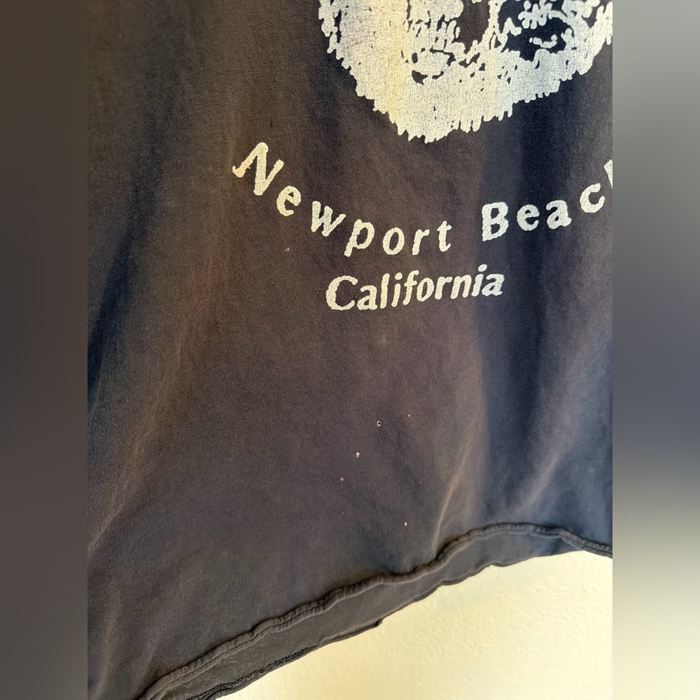 Bandit Brand Women's Faded black/dark grey Graphic Tee with bear. - Picture 3 of 7